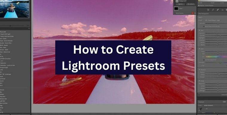 Create Lightroom Presets